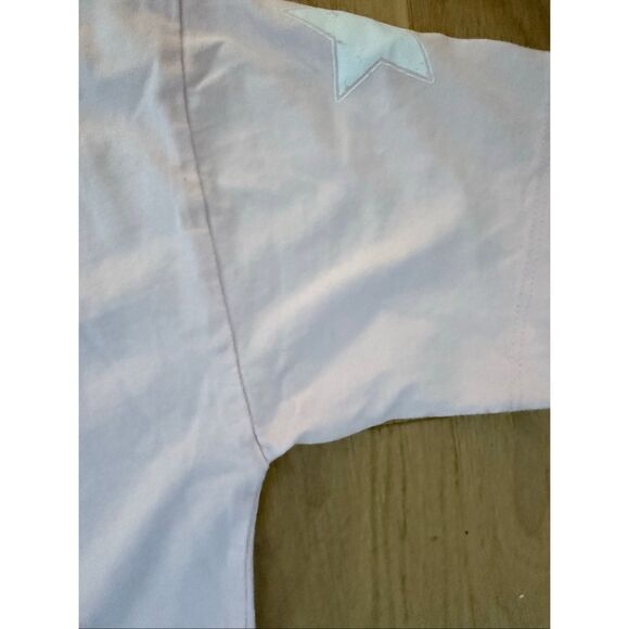 Zara Girls NYC Squad Good Vibes League Short Sleeve T-Shirt Pink Size 12-14 - Picture 3 of 11